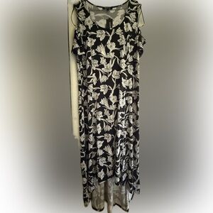 Cold Shoulder Full Length Maxi Dress